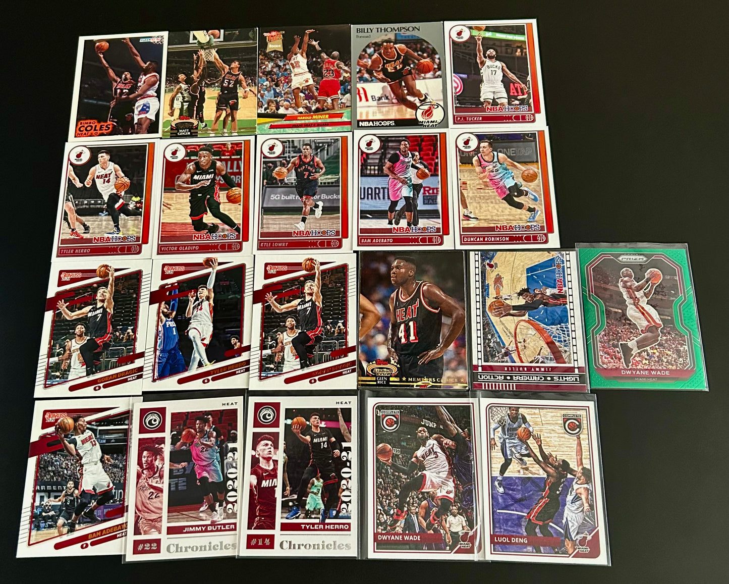 Miami Heat 21 Card Lot #2