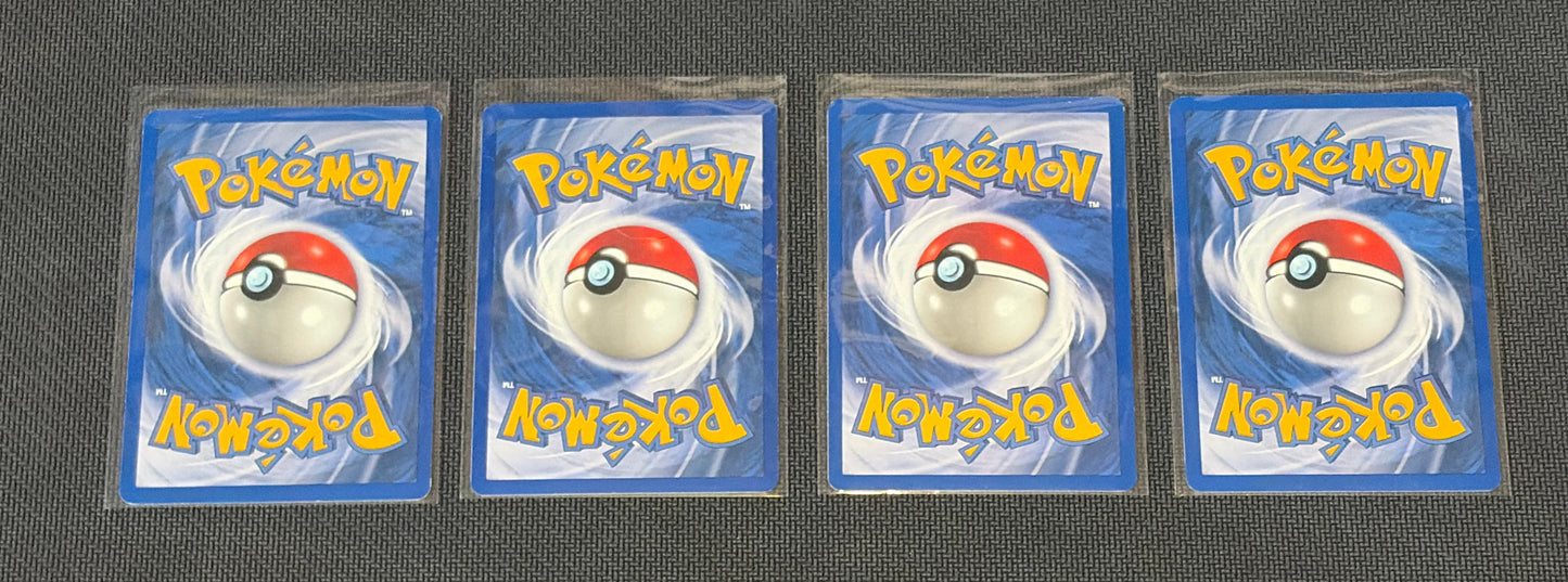 Porygon - Base Set (BS) UnCommon 4 card lot LP (Copy)