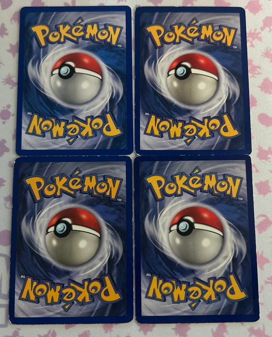 4 Pokédex Pokemon Card lot MP