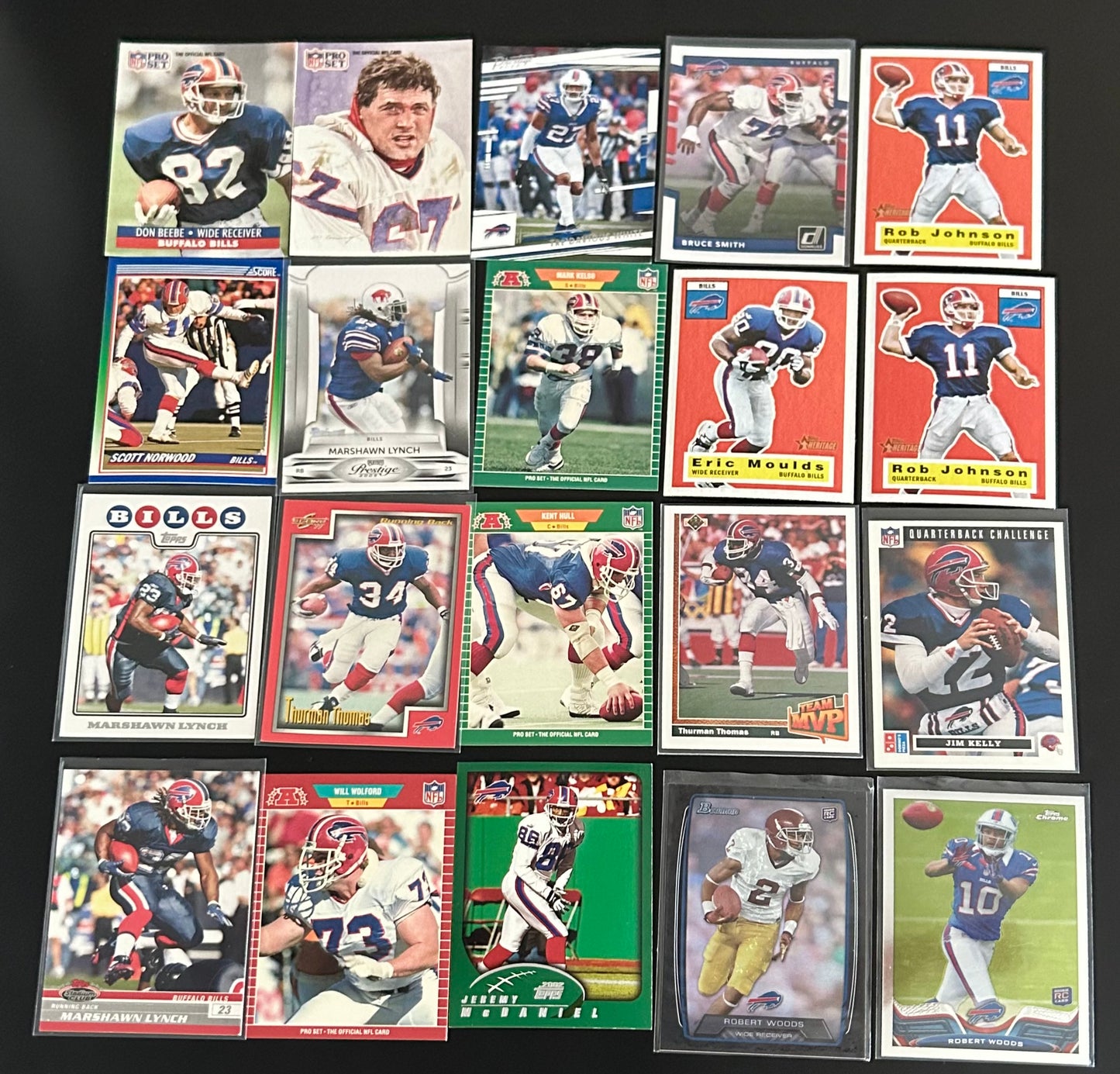 NFL Buffalo Bills $3.50 20 card lot #4