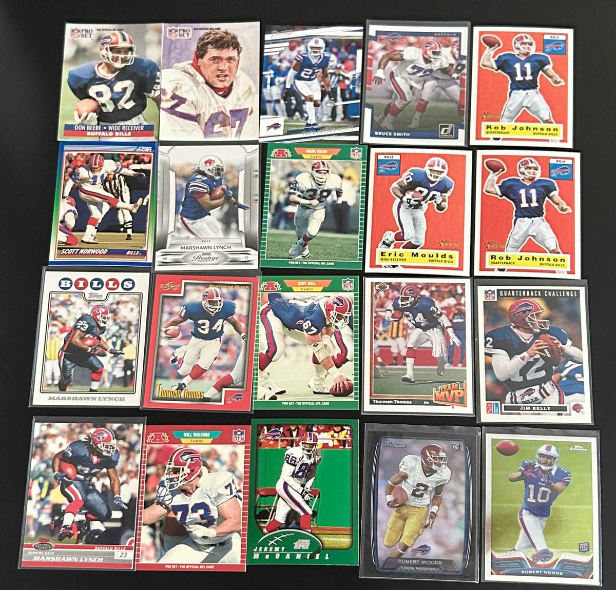 NFL Buffalo Bills $3.50 20 card lot #4
