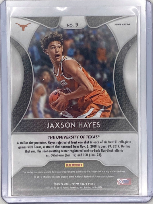 2019 Panini Prizm Draft Picks Jaxon Hayes RC