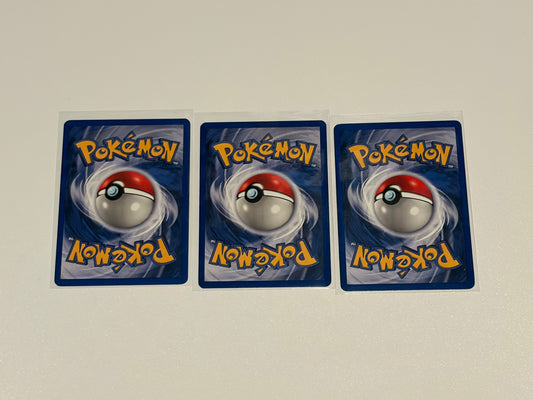 Nidoran- Base Set (BS) Common 3 card lot LP