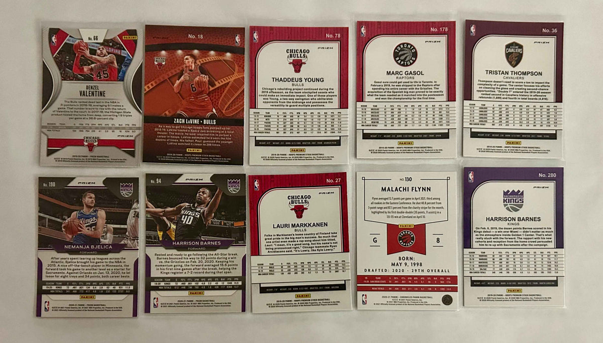 NBA Parallel 10 Card Lot #1