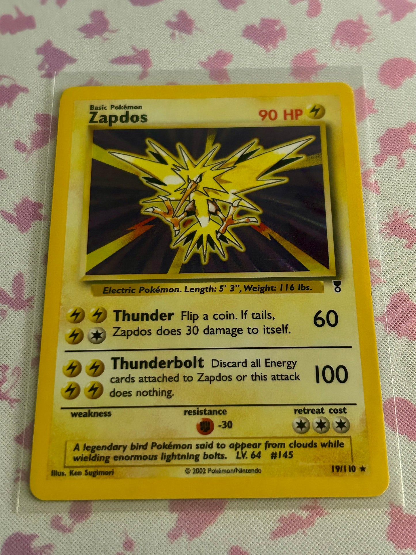 Zapdos- Legendary Collection (LC) Holo Rare