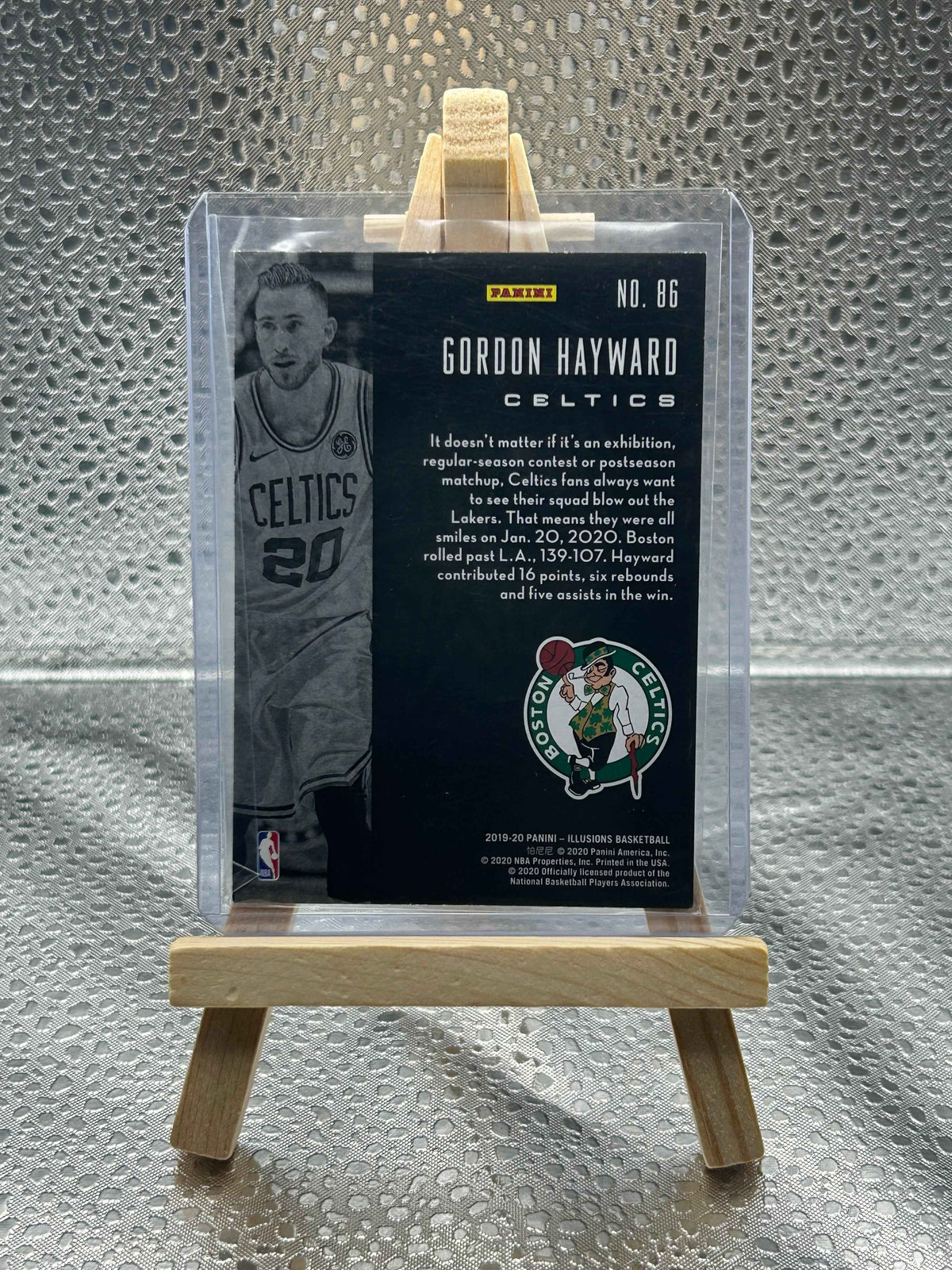 2019 -2020 Panini - Illusions Basketball Gordon Hayward