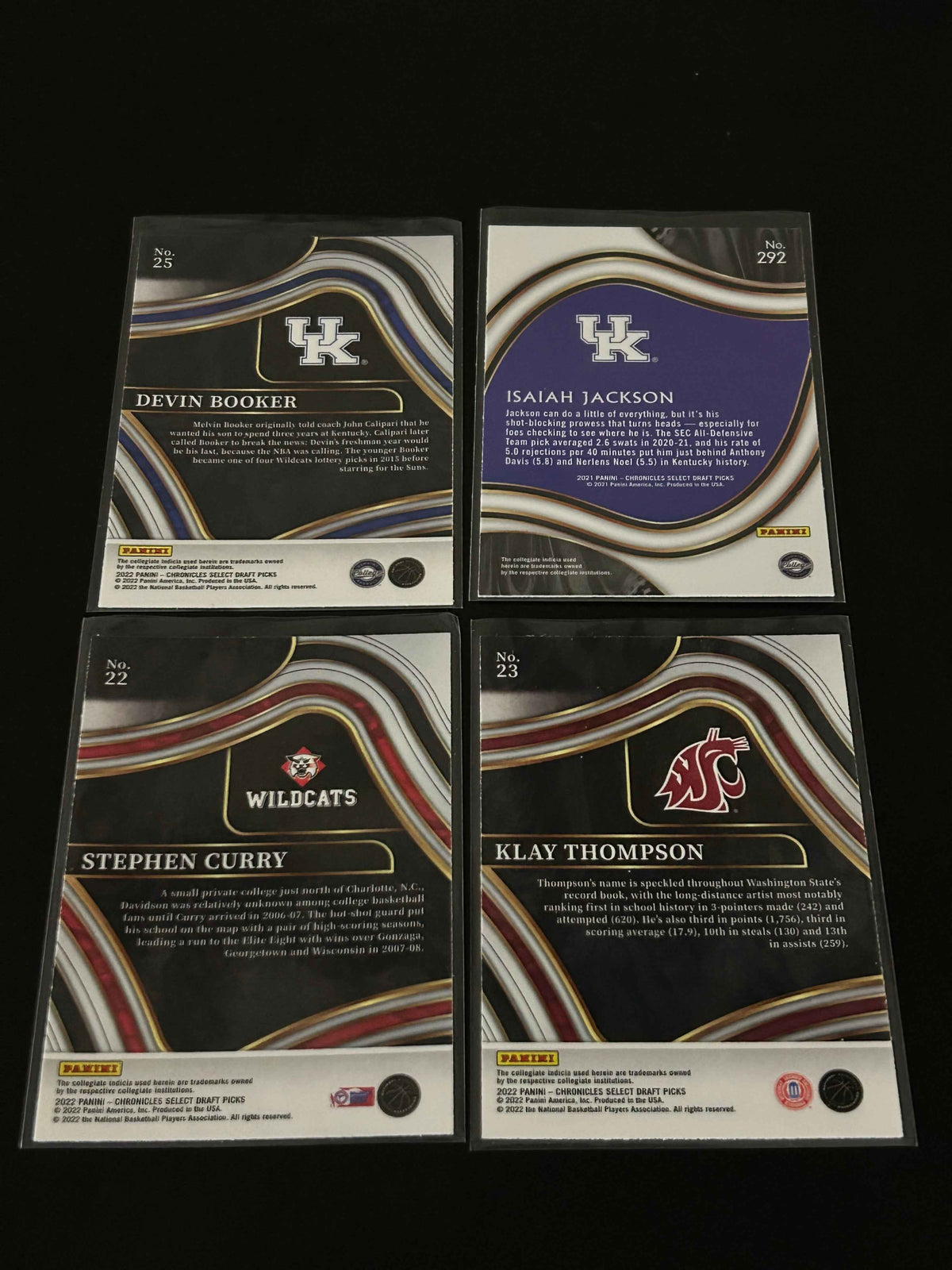 2021-2022 Panini - Chronicles Select Draft Picks 4 Cards