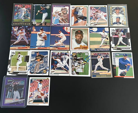 MLB San Diego Padres 20 Card Lot #2