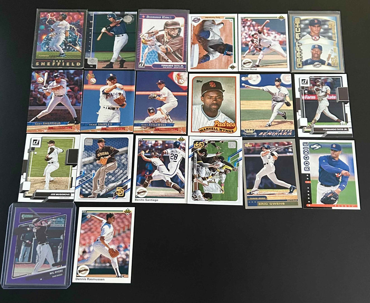 20-Card Lot: San Diego Padres MLB Baseball Cards — Lot #2