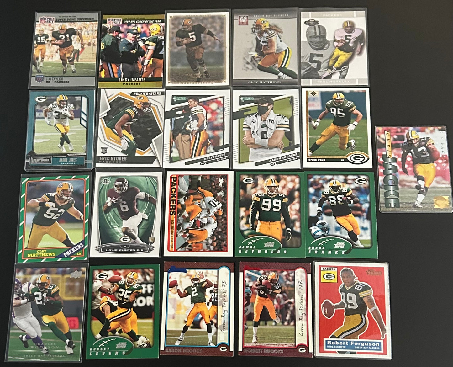 NFL Green Bay Packers 20 Card Lot #2