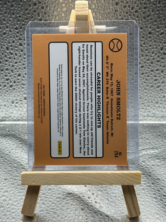 2021 Donruss Baseball John Smoltz Pink Parallel