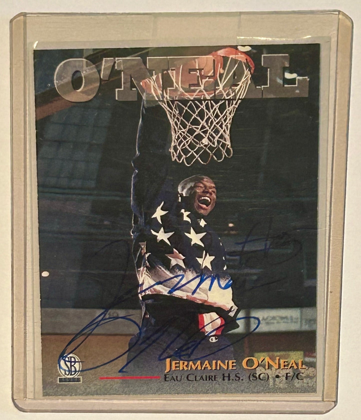 1997 Scoreboard Autographed Jermaine O’Neal Rookie Card