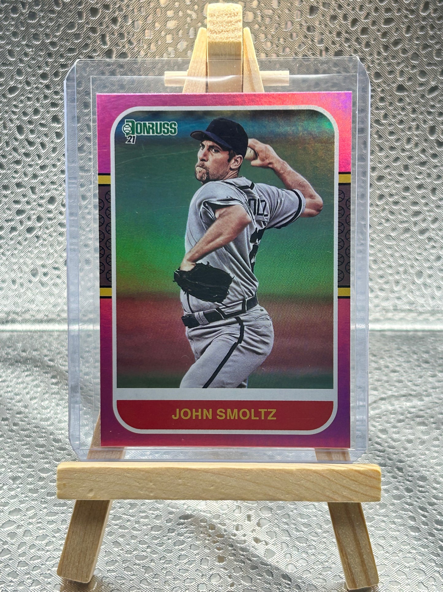 2021 Donruss Baseball John Smoltz Pink Parallel