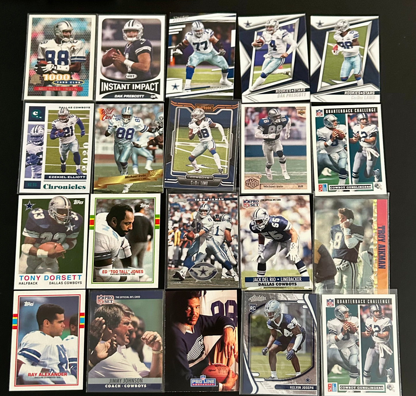 NFL Dallas Cowboys $3.50 20 Card Lot #6