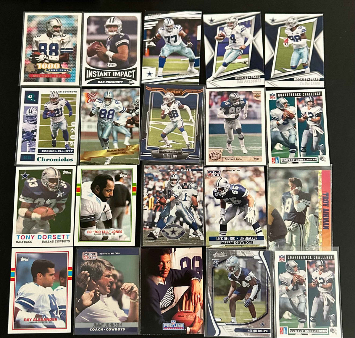 NFL Dallas Cowboys $3.50 20 Card Lot #6