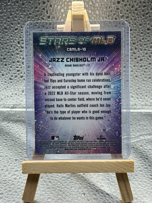 2024 Jazz Chisholm JR Topps Chrome Stars of the MLB