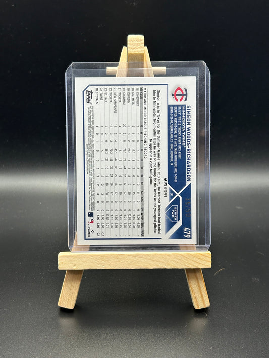 2023 Simeon Woods Richardson RC Light Blue #/50