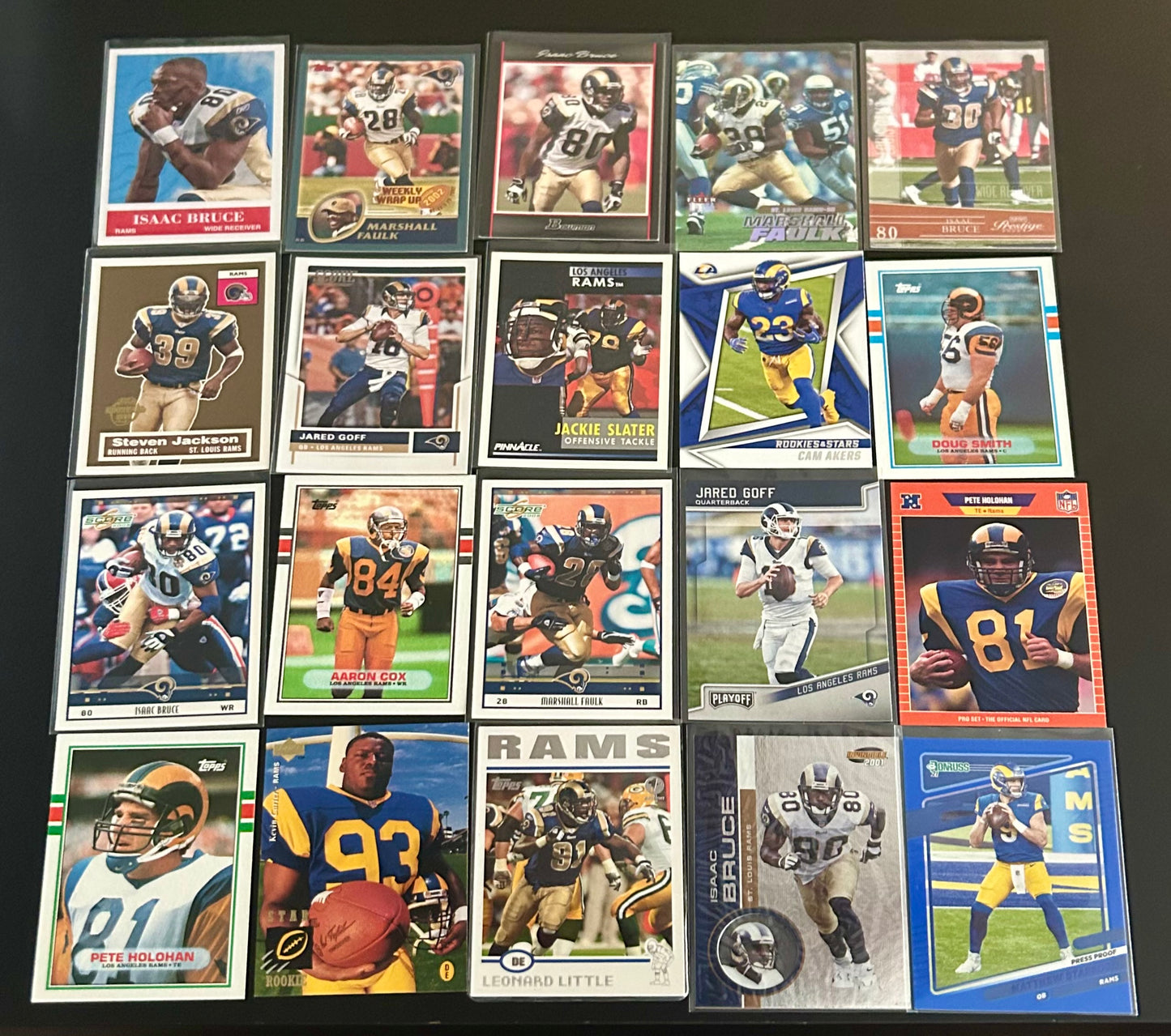 NFL LA Rams 20 Card lot #2