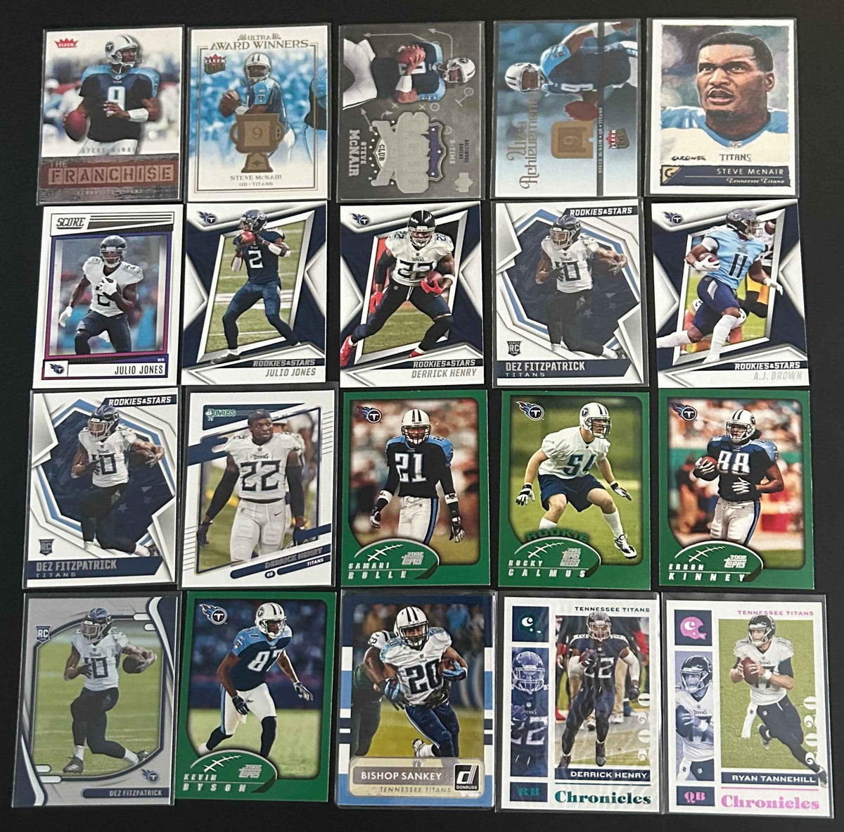 NFL Tennesee Titans 20 Card Lot #1