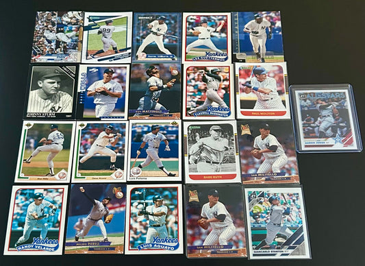MLB New York Yankees $3.50 21 Card lot #1