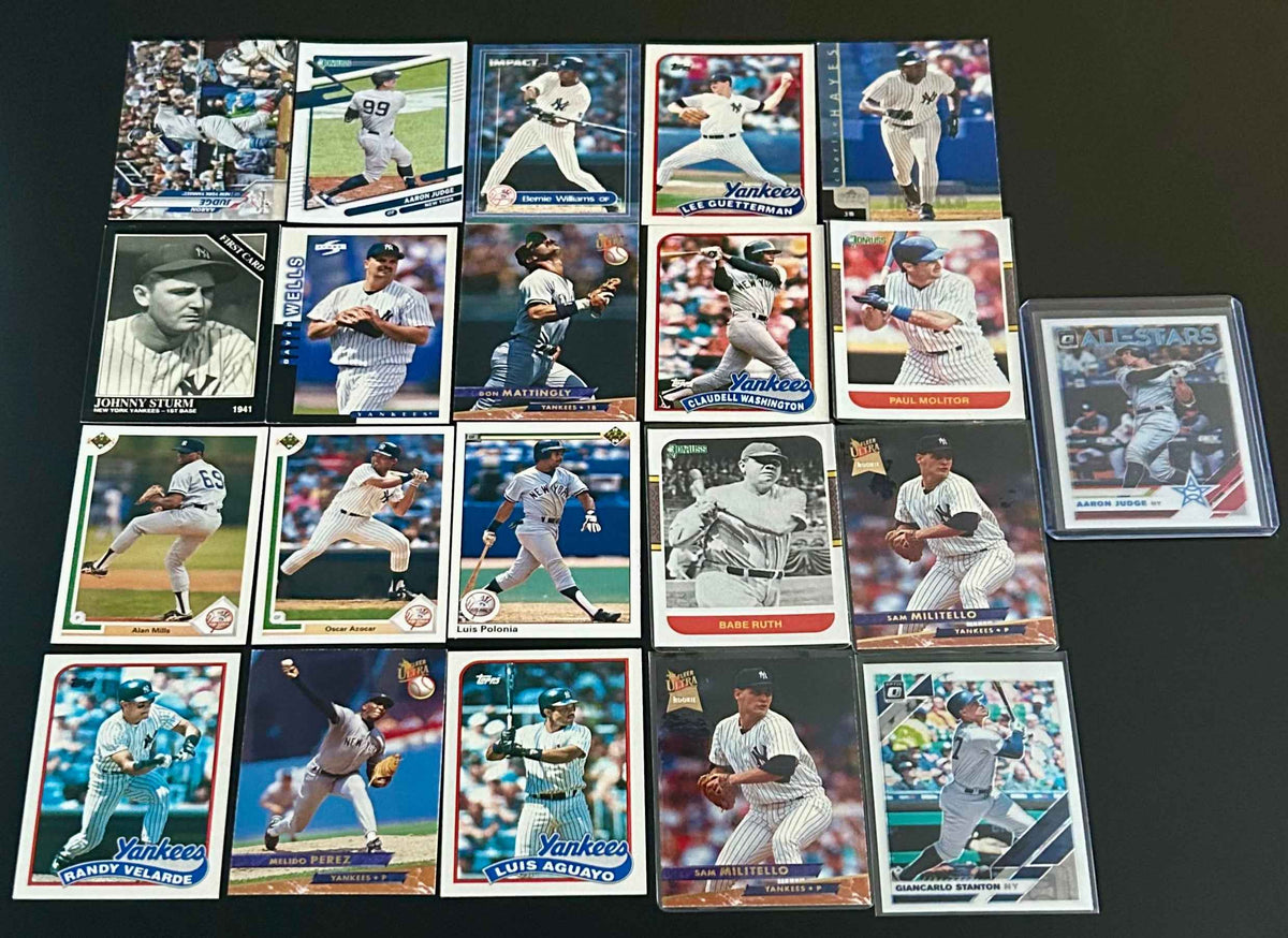 MLB New York Yankees $3.50 21 Card lot #1