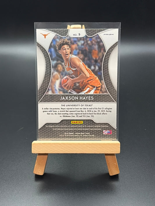 2019 Panini Prizm Draft Picks Jaxson Hayes RC