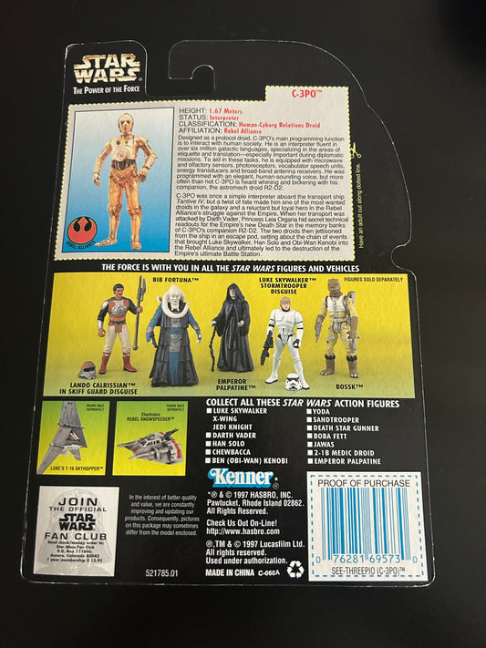 1997 Kenner Star Wars C-3PO Action Figure