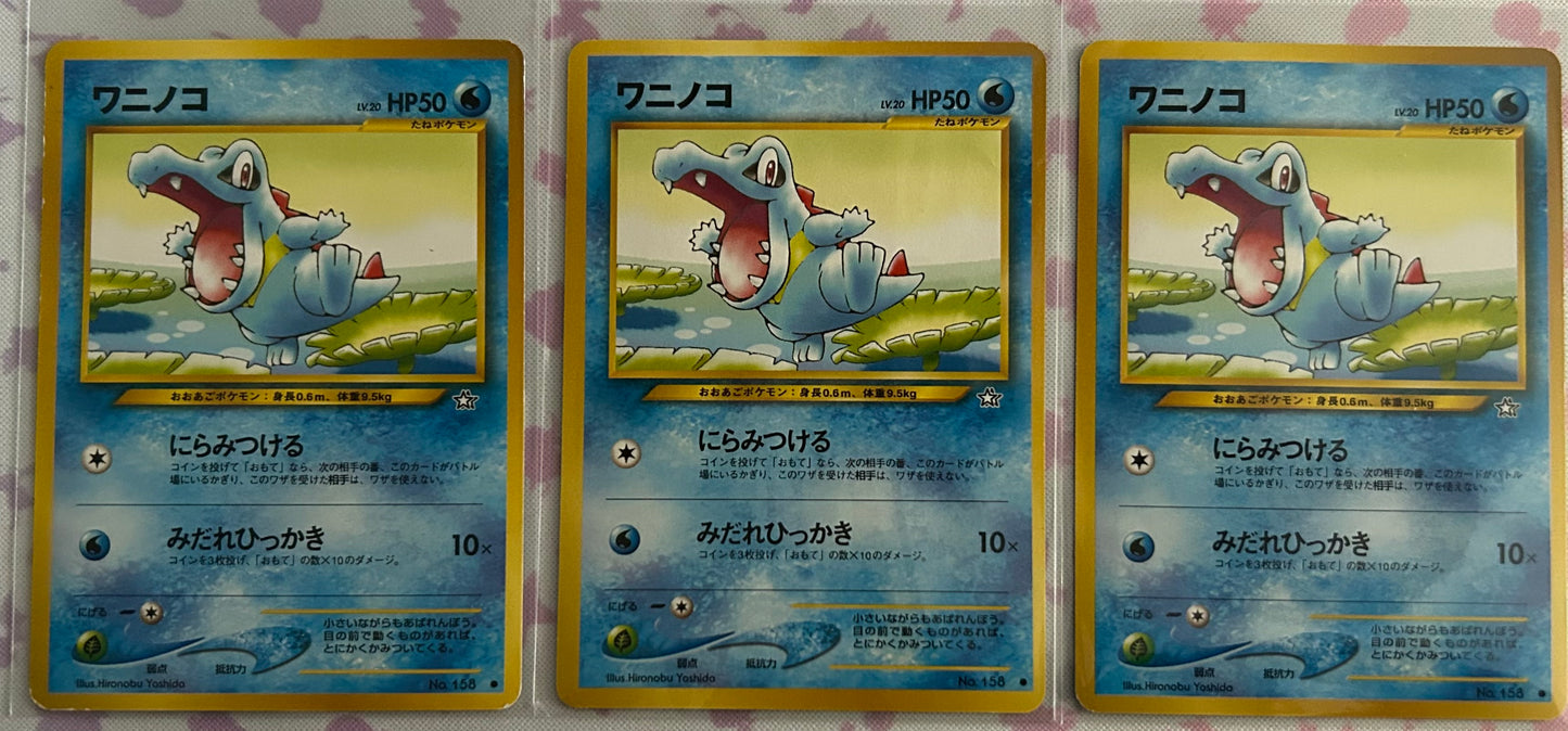 Totodile Gold and Silver to a New World Japanese LP