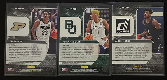 2022 Panini Power Formulas 3 card lot