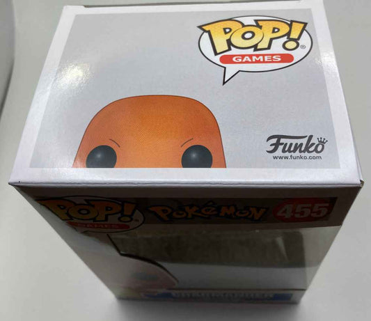 Funko Pop! Metallic Charmander with 5 pokemon card lot