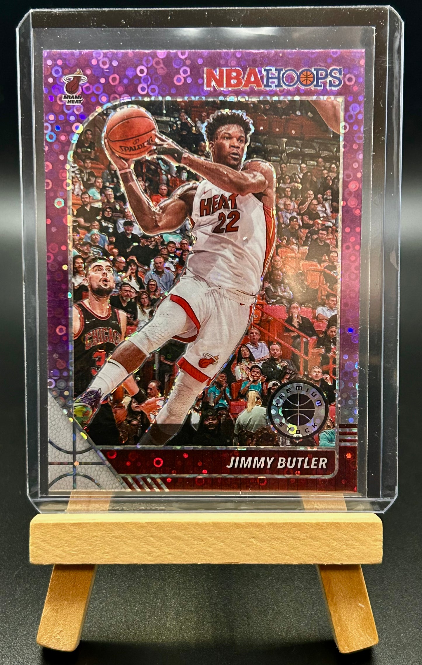 2019-20 Panini NBA Hoops Premium Stock Purple Disco Jimmy Butler