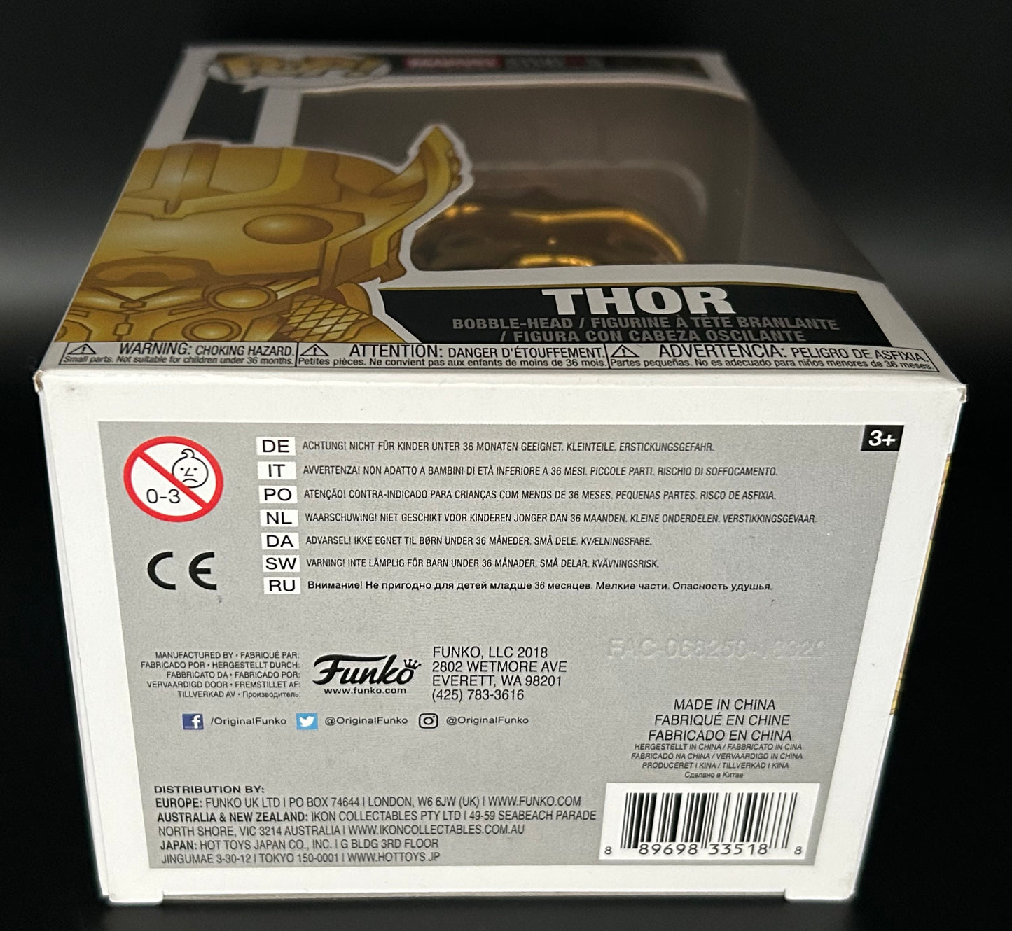 Funko Pop Thor Gold Chrome