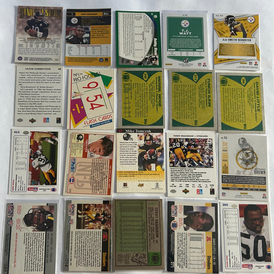 NFL Pittsburgh Steelers $3.50 20 Card Lot #2