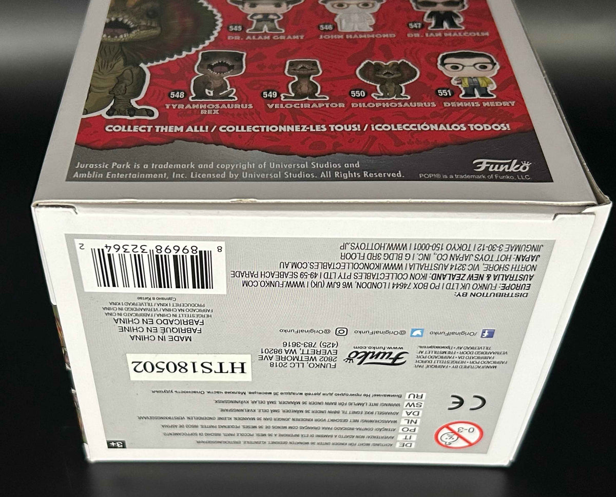 Funko Pop! Jurassic Park 25th Anniversary Dilophosaurus #550 Red – Target Exclusive