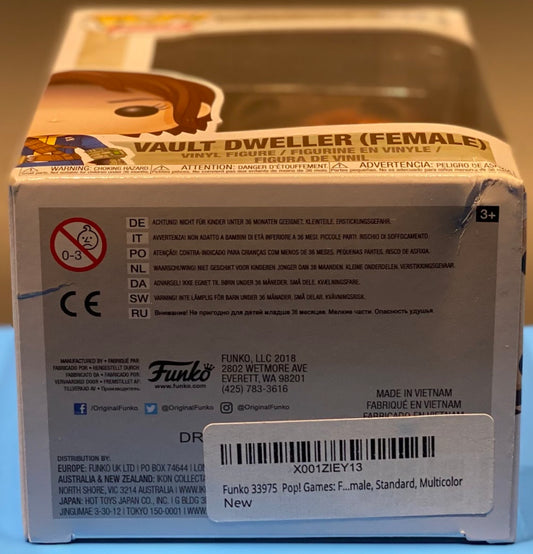 Funko Pop Fallout Vault Dweller Female 372