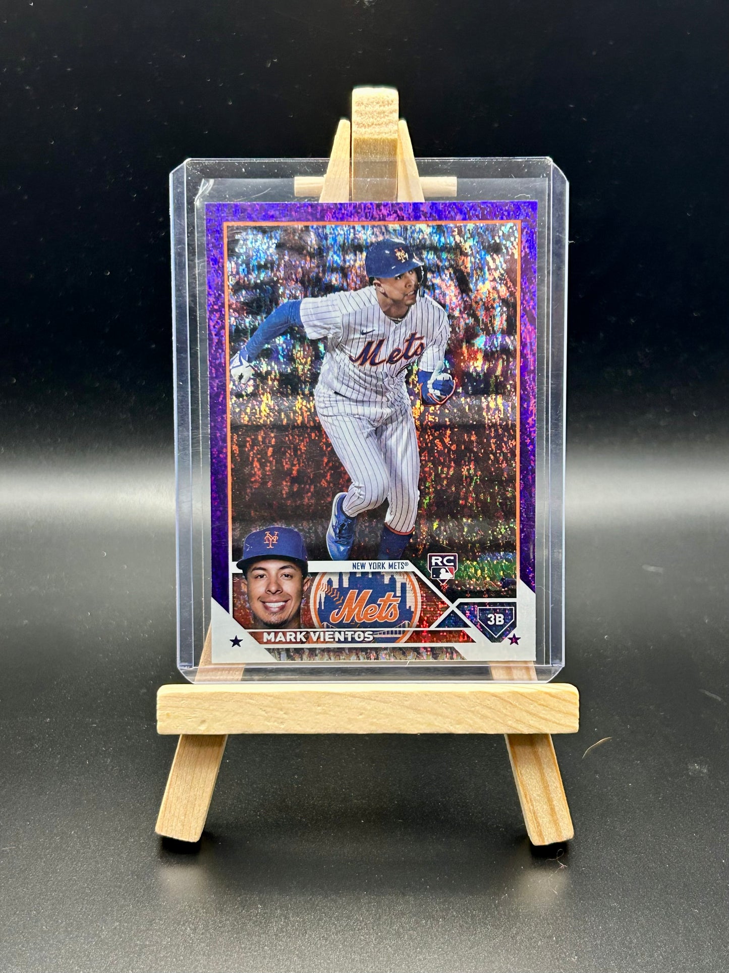 2023 Topps Series 2 - Purple Foil #550 Mark Vientos /799 (RC)