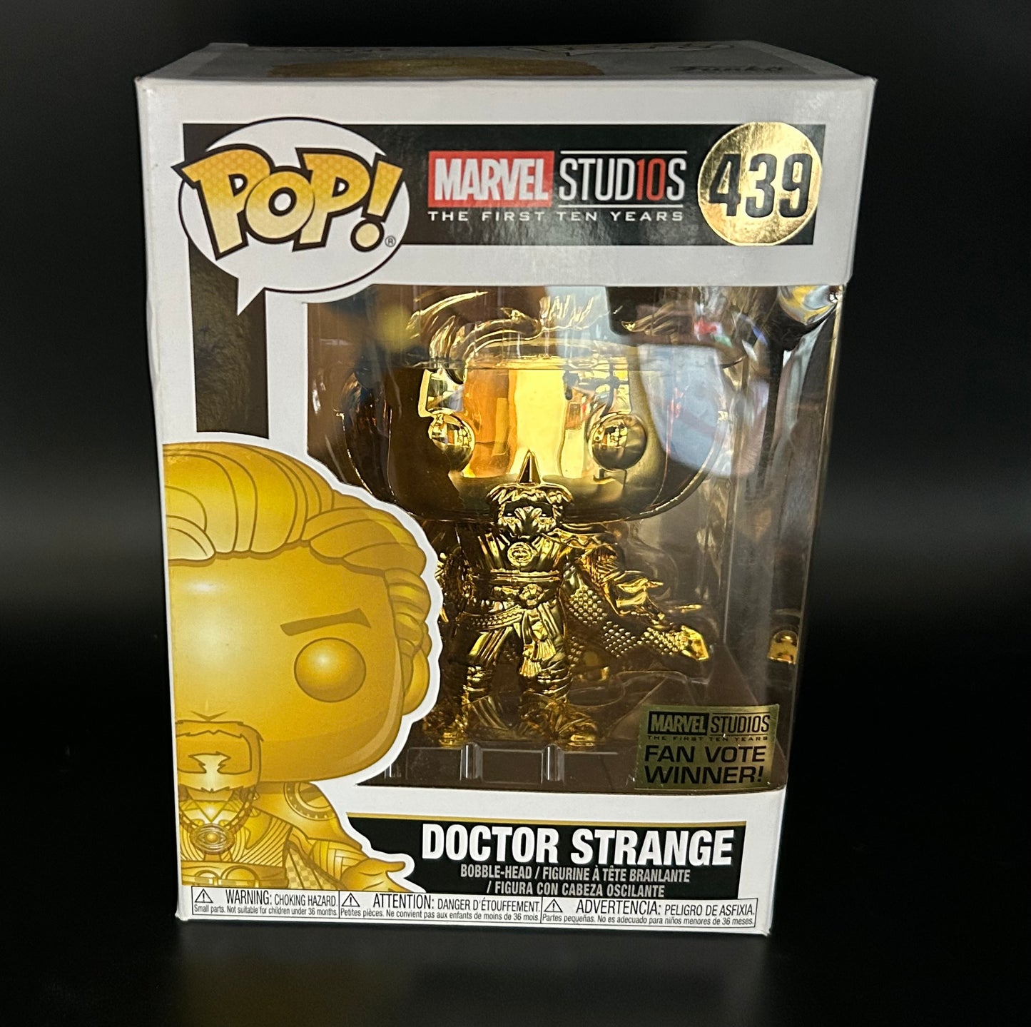 Funko Pop Doctor Strange Gold Chrome 439