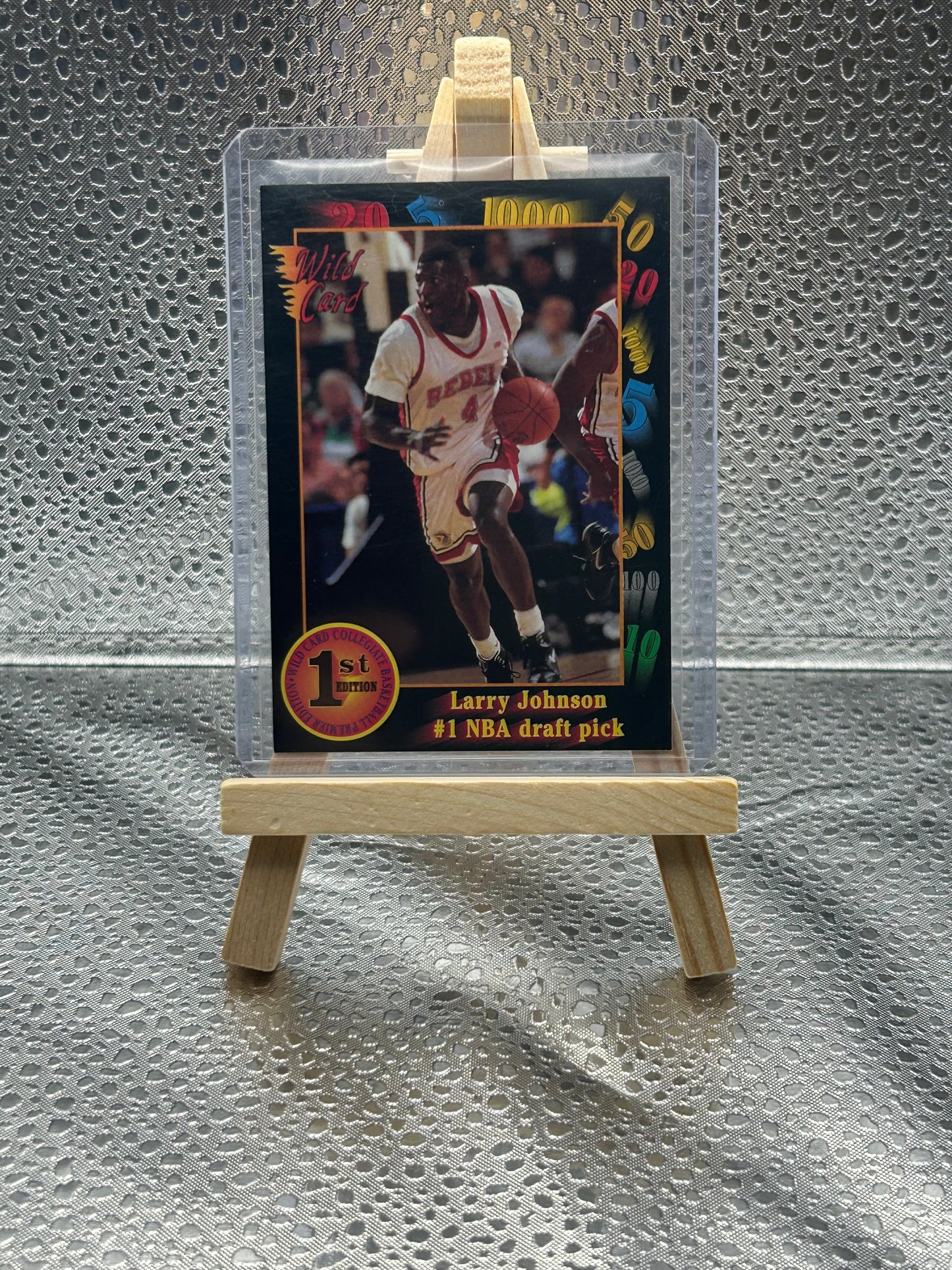 1992 Wild card 1st Edition Larry Johnson #1