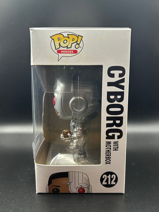 Funko Pop DC Justice League Cyborg with motherbox Walmart exclusive