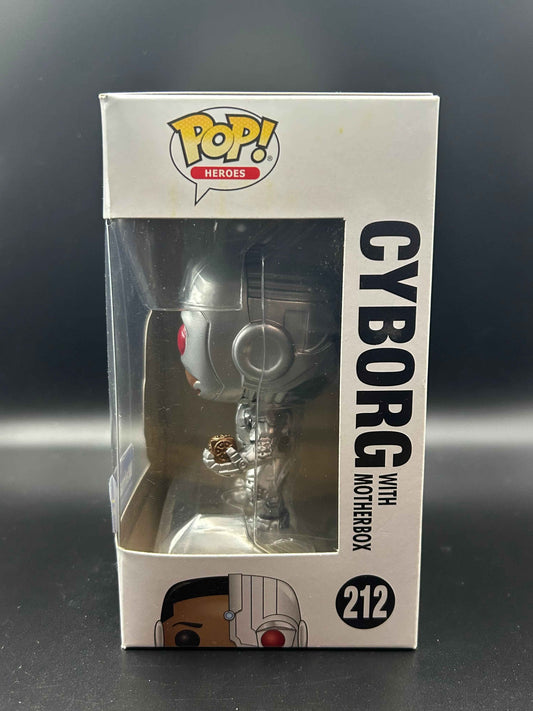 Funko Pop DC Justice League Cyborg with motherbox Walmart exclusive