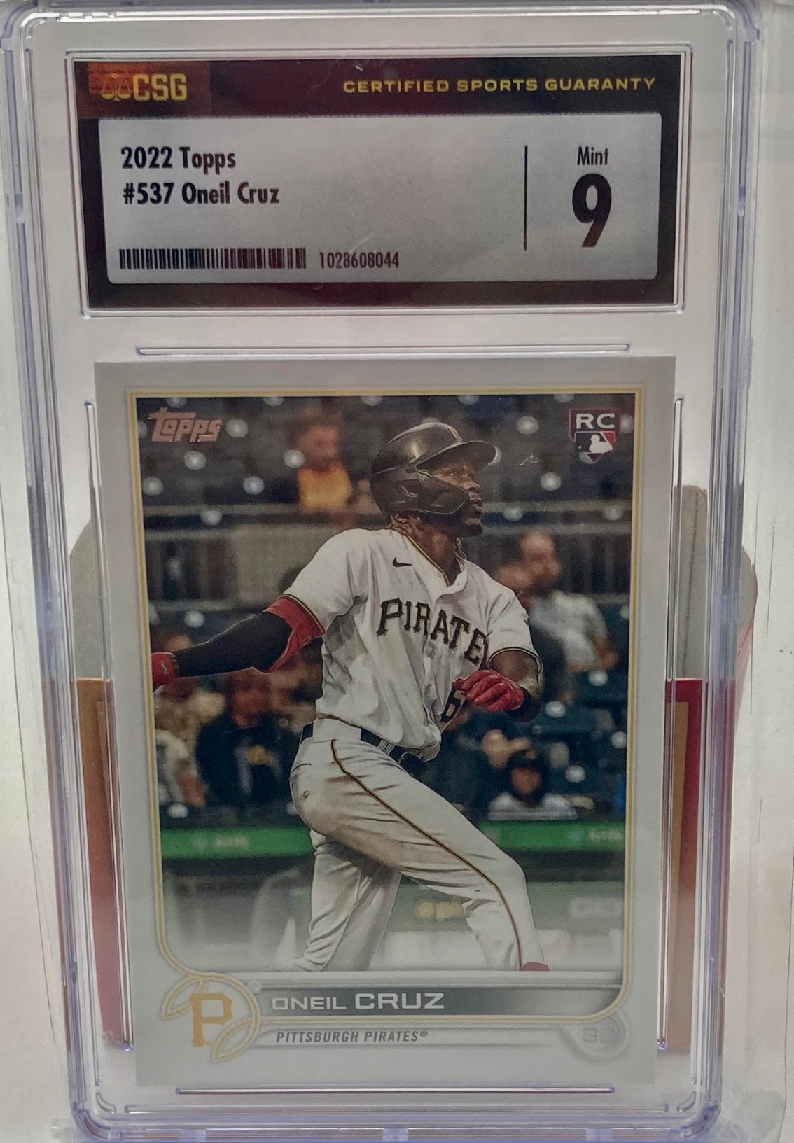 2022 Topps O’Neil Cruz Rookie Card Graded 9