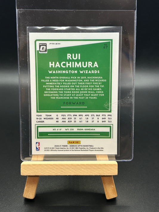 2020-2021 Panini - Donruss Optic Basketball Silver Parallel Rui Hachimura