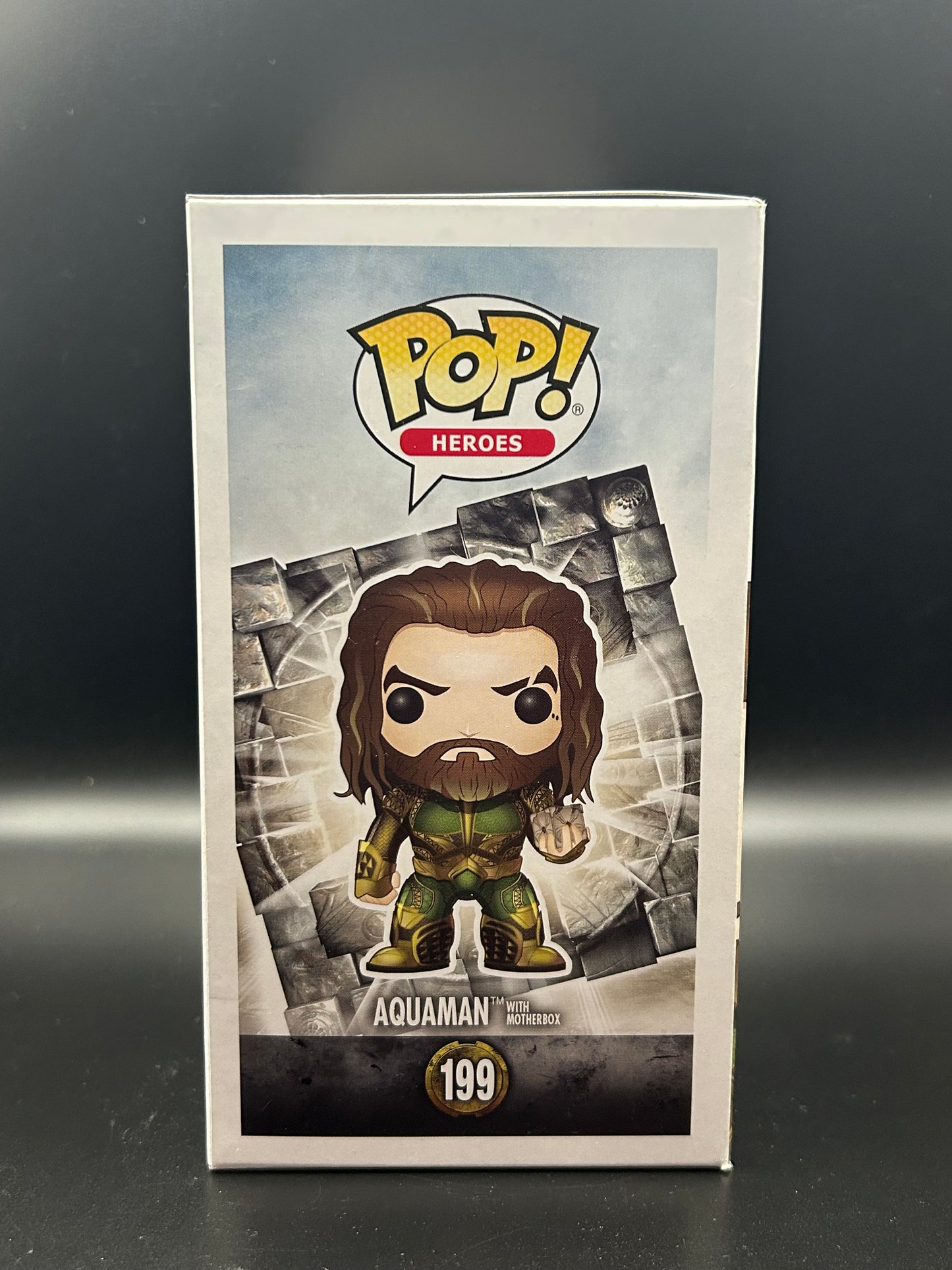 Funko Pop DC Justice League Aquaman with motherbox 2017 Summer Convention exclusive