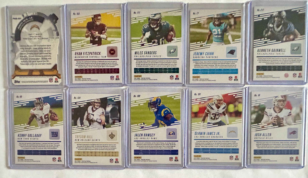 NFL Parallel Card Lot $5 10 Card Lot #7
