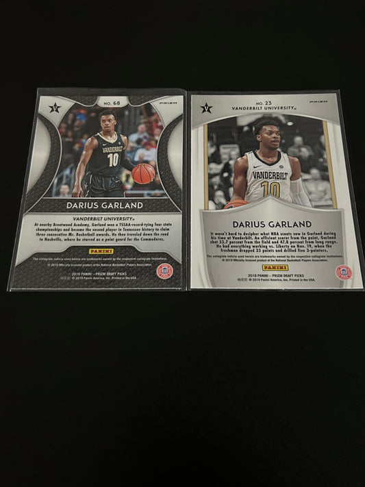 2019 Panini Prizm Draft Picks Darius Garland Silver Parallel Prizm
