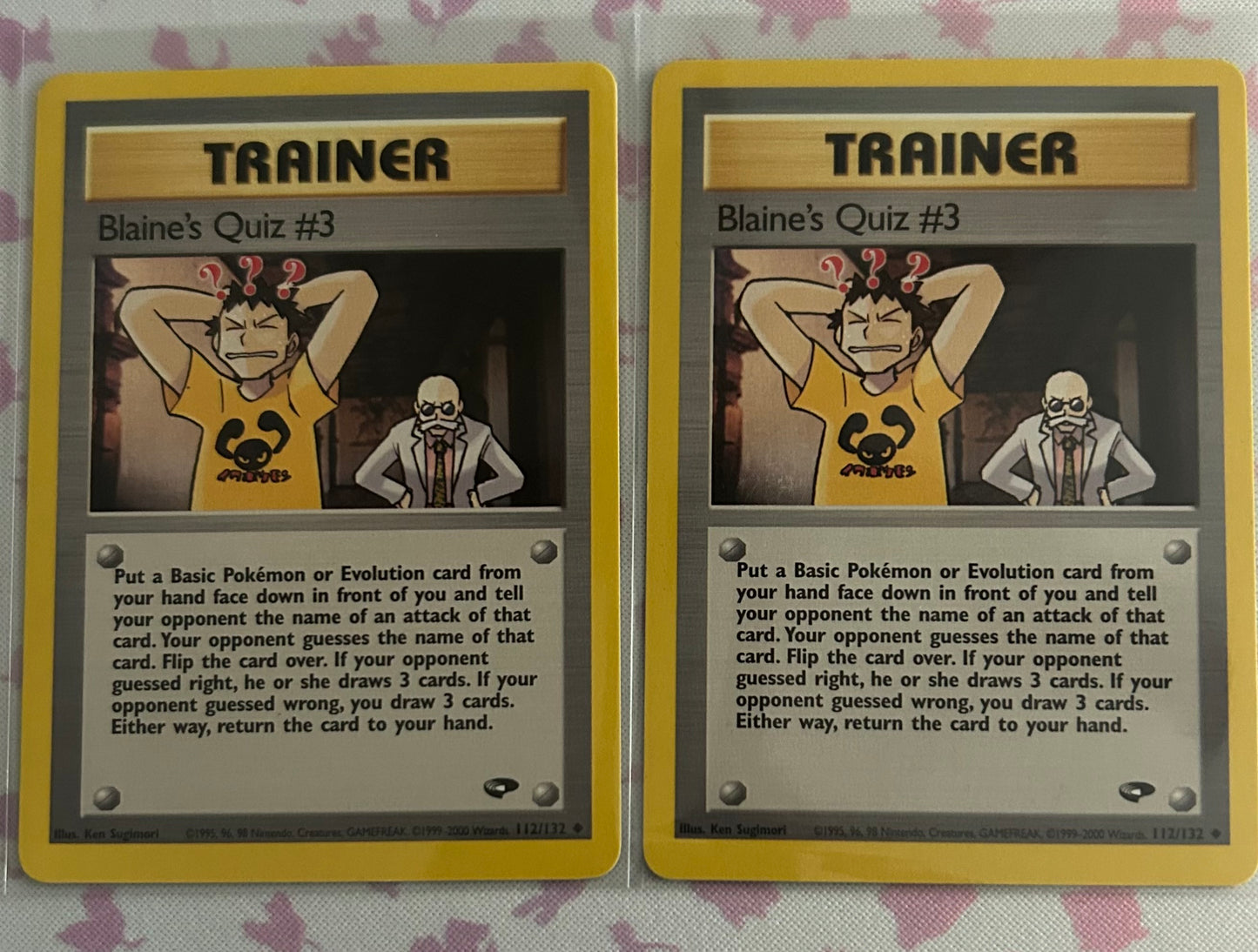 Blaine’s Quiz #3 Gym Challenge (G2)