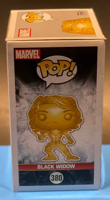 Funko Pop Gold chrome black widow 380