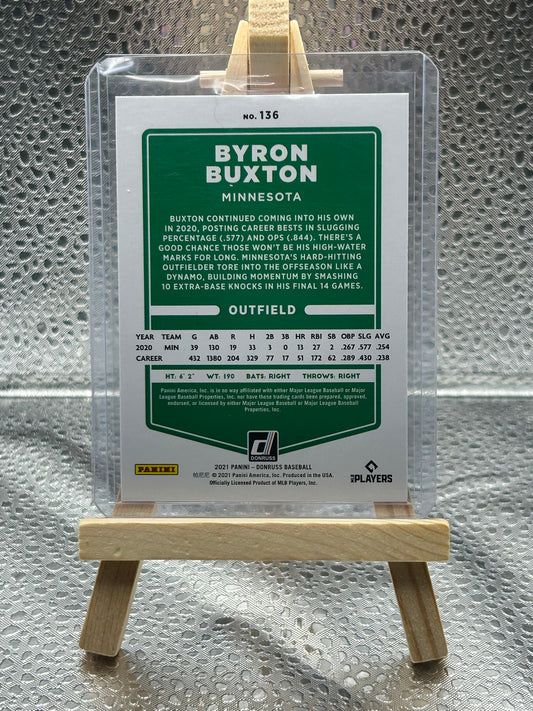 2021 Donruss Baseball Byron Buxton Pink Parallel