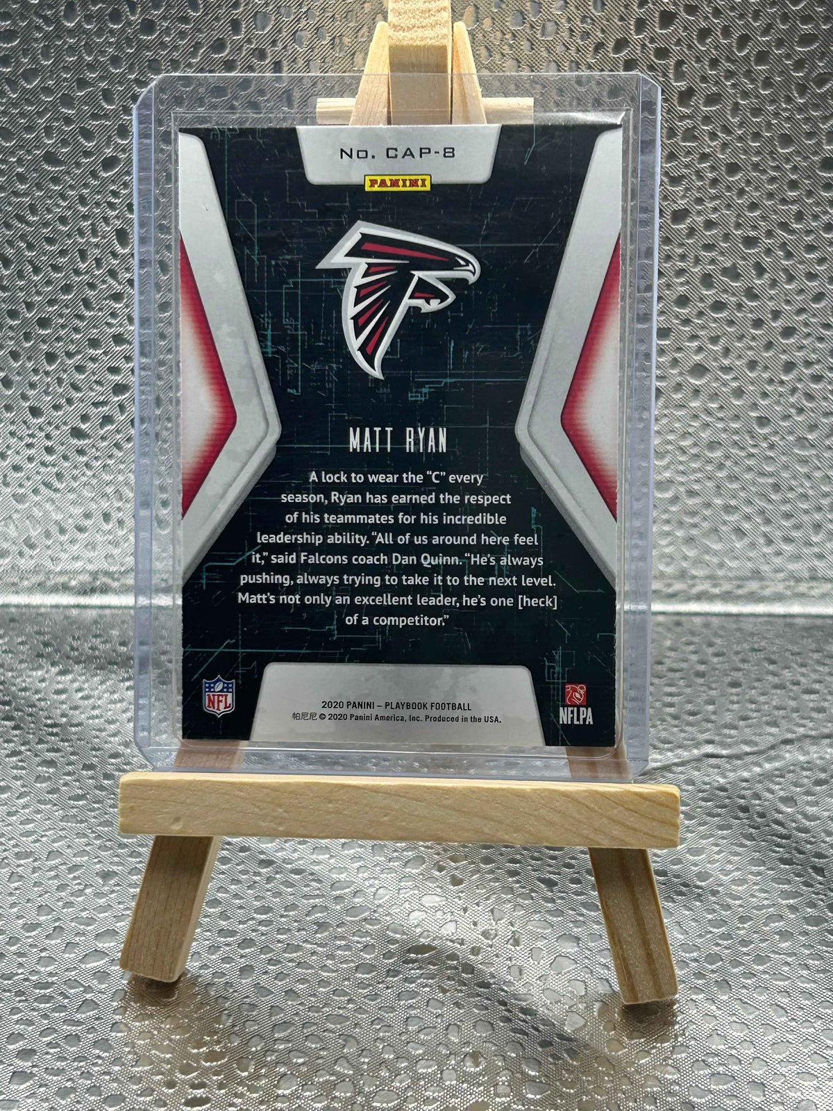 2020 Panini Playbook Football Captains Matt Ryan