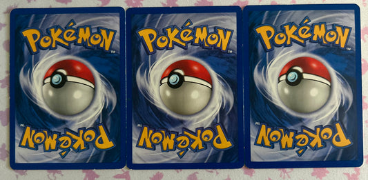 3 Card Original Series Team Rocket Trainer Card lot